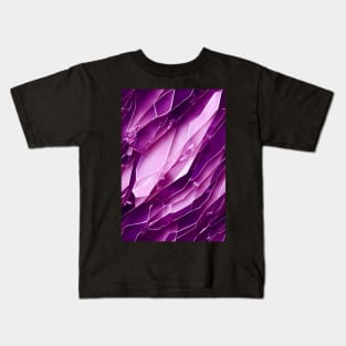 Jewel Pattern - Violet Amethyst, for a bit of luxury in your life! #9 Kids T-Shirt